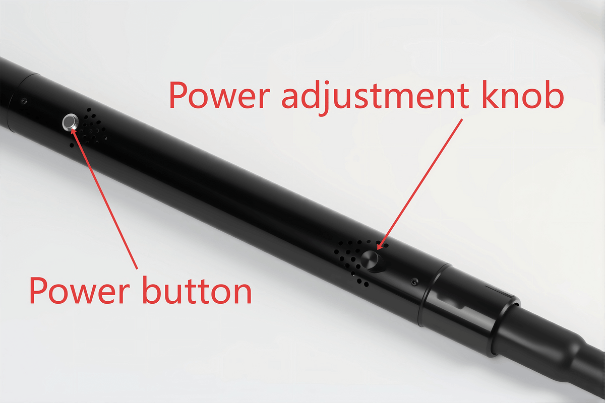 Battery Powered Carbon Fiber Landing Net with Extendable Handle