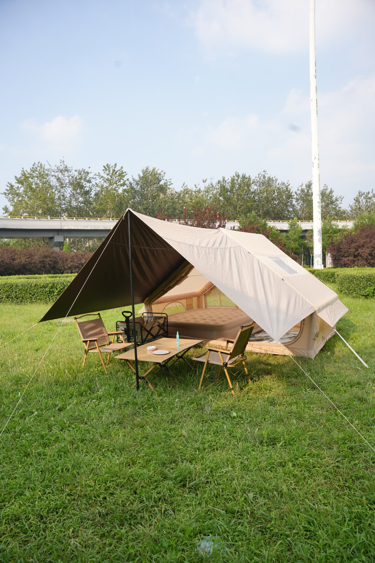 6.3㎡ Large Inflatable Glamping Cabin Tent IT0007