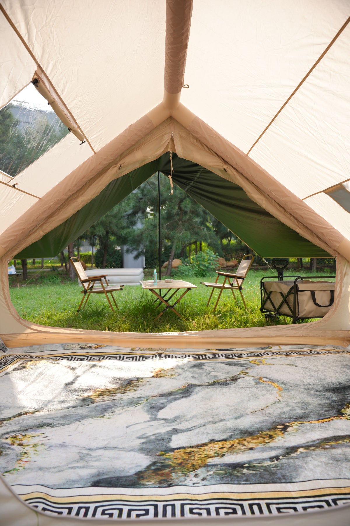6.3㎡ Large Inflatable Glamping Cabin Tent IT0007